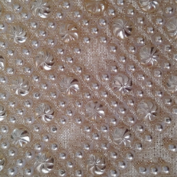 Vintage hand beaded purse pouch clutch bag La  Parisienne Artel Montreal - Picture 5 of 5